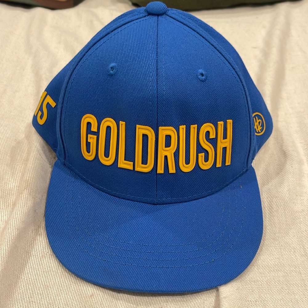 Goldrush + Hatty Ratty - Flat Bill - Royal - Customizable NWOT